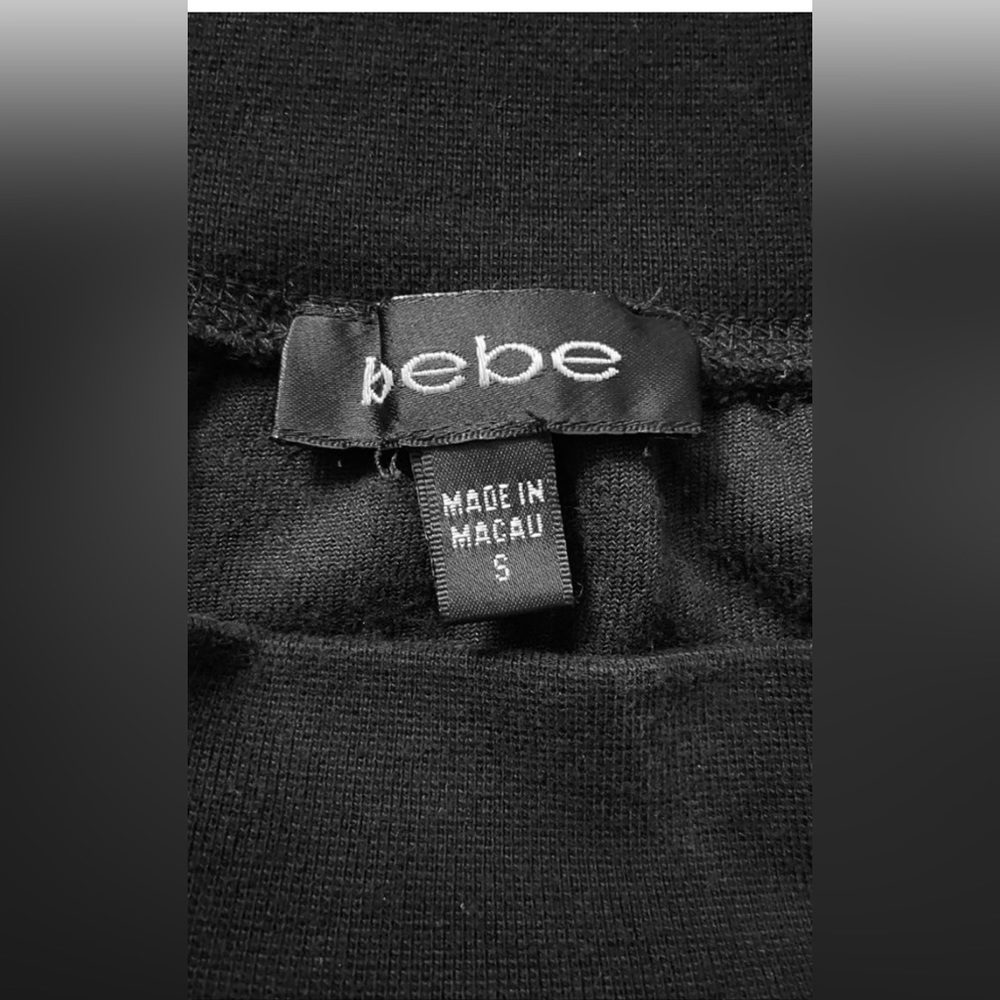 BEBE ❤️❤️ LONG SLEEVES VELOUR GRAPHIC VINTAGE Y2K - Picture 5 of 7